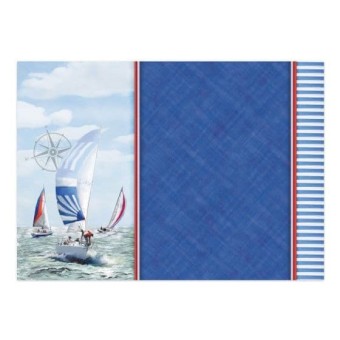 Smooth Sailing Yacht Die Cut 3d Decoupage Cra