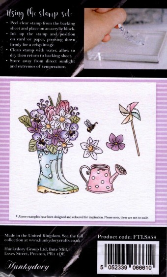 Snippables Spring Delights Clear Rubber Stamp