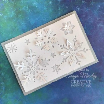 Snowflake Sparkle Paper Cut & Lift Craft Meta