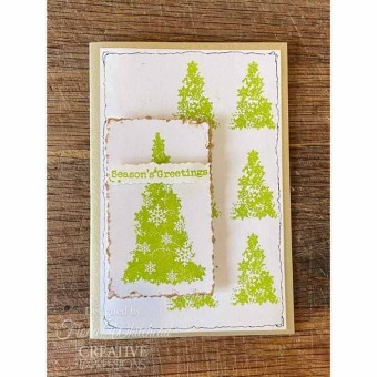 Snowflake Trees Clear Rubber Stamp by Francoi