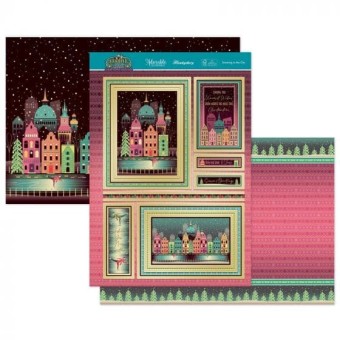 Snowing in the City Luxury Topper Paper Craft