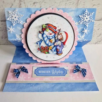 Snowmen & Presents 3pk Die Cut 3d Decoupage C