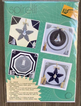 Spirelli Thread Pattern Paper Craft Card Maki