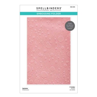 Splatter Paper Craft Embossing Folder for Car