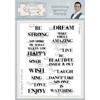 Splatterlicious Inspirational Sentiments Pape