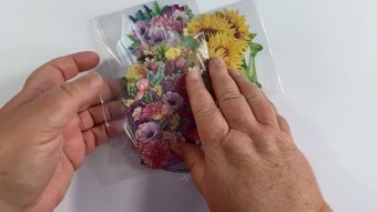 Spring Flower Bouquets Easy 3D  Craft Toppers