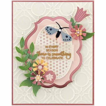 Spring Label Motifs 15 Metal Craft Dies by Sp