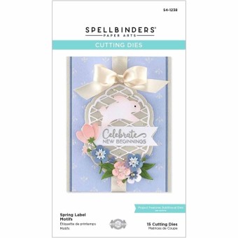 Spring Label Motifs 15 Metal Craft Dies by Sp