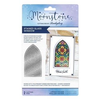 Stained Glass Window Moonstone Paper Craft Cu