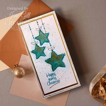 Stars Paintable Shapes Clear Rubber Stamps by