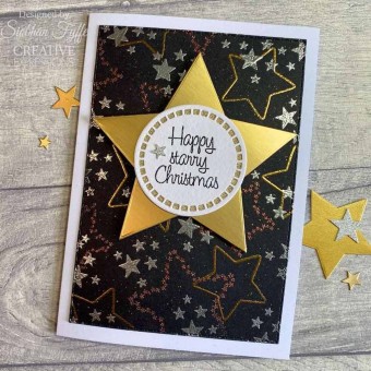 Stars Paintable Shapes Clear Rubber Stamps by