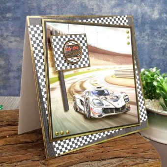 Start Your Engines Racing Cars Die Cut 3d Dec