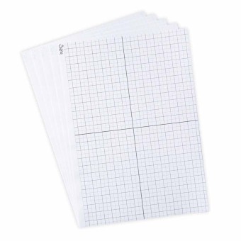 Sticky Grid Sheets For The Stencil & Stamp To