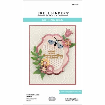 Summer Label Motifs 15 Metal Craft Dies by Sp