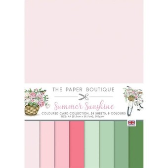 Summer Sunshine Coloured Card Collection by T