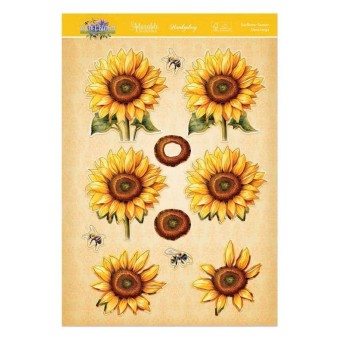 Sunflower Season In Full Bloom Deco-Large Die