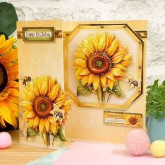 Sunflower Season In Full Bloom Deco-Large Die