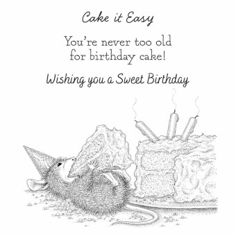 Sweet Birthday Cling Rubber Stamps By House-M