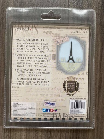 Sweet Paris Steel Dies by Dovecraft