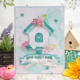 Sweet & Stitched Birdhouse Metal Dies For Pap