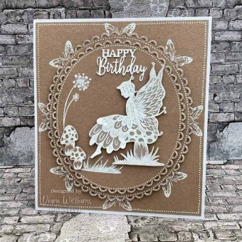 Take A Seat Fairy Clear Rubber Stamp Set for 