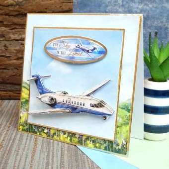 Taking Flight Aeroplanes Die Cut 3d Decoupage