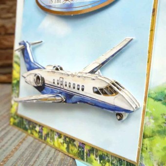 Taking Flight Aeroplanes Die Cut 3d Decoupage