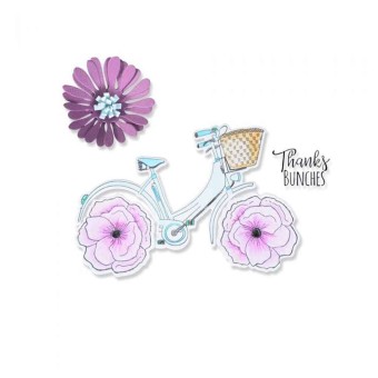 Thankful Bicycle Framelits Craft Die & Clear 