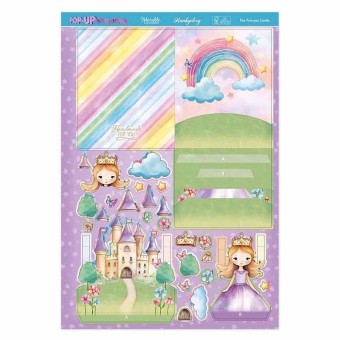 The Princess Castle Pop Up Stepper Card Paper