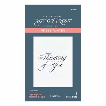 Thinking Of You BetterPress Press Plate for P