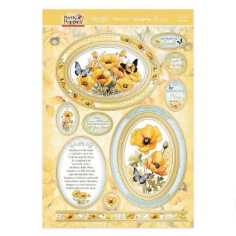 Treasured Moments Pretty Poppies Die Cut Luxu