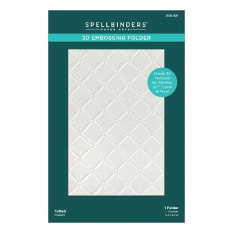 Tufted Diamond Pattern 3d Embossing Folder by