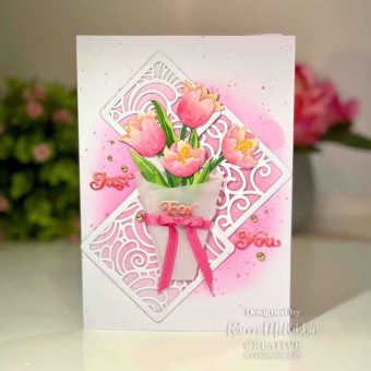 Tulip Layered Flowers Collection Paper Craft 