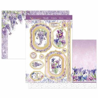 Violet Posies Die Cut Luxury Topper Set For P