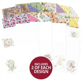 Wildflowers Luxury Craft Paper Card Inserts B