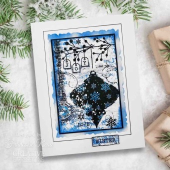 Winter Bauble Clear Rubber Stamps for Paper C