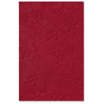 Winter Design Embossing Folder for Paper Craf