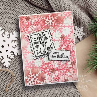 Winter Postage Clear Rubber Stamp by Francois