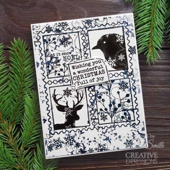 Winter Postage Clear Rubber Stamp by Francois