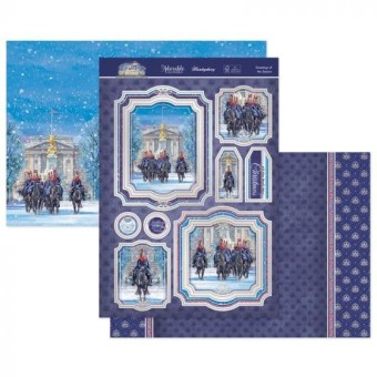 Winter Royal Parade Luxury Topper Paper Craft