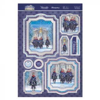 Winter Royal Parade Luxury Topper Paper Craft