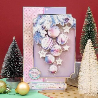 Winter Sparkles Deco-Large Die Cut 3d Decoupa