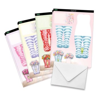 Wonderful Wellington Boots Die Cut Card Makin