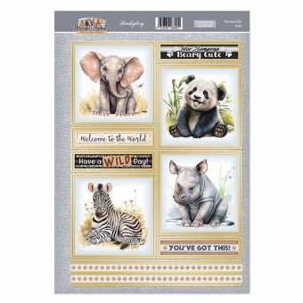 Wonderfully Wild Elephant, Panda, Zebra & Rhi