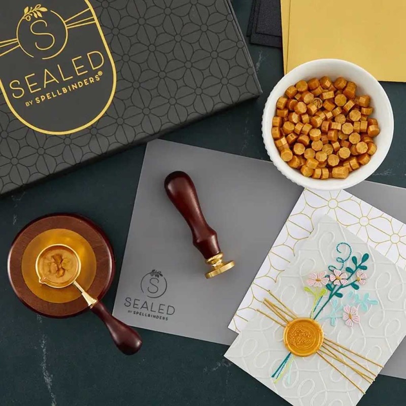 Wax Seal Kit From The Sealed by Spellbinders 