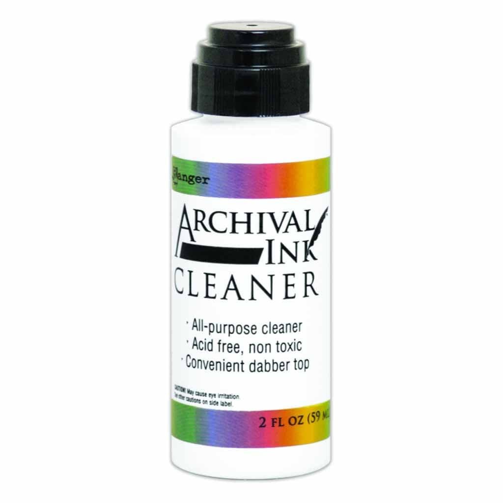 Archival Ink Cleaner (2oz) With Dabber for Rubber Stamping