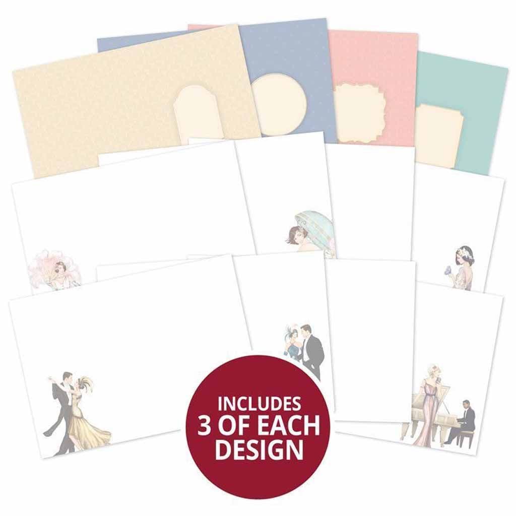 Art Deco Paradise Luxury Card Inserts for Paper Craft & Cardmaking