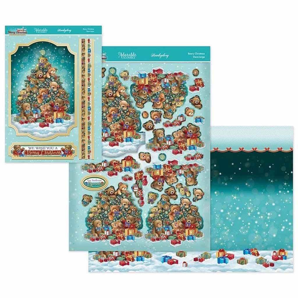 Beary Christmas Deco-Large Die Cut 3d Decoupage For Paper Crafts