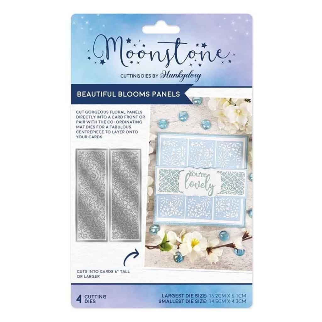 Beautiful Blooms Panels Paper Craft Metal Die by Moonstone