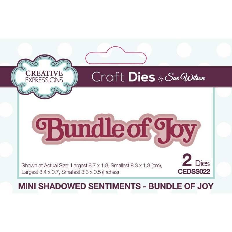 Bundle of Joy Shadowed Metal Die for Cardmaking & Paper Craft